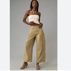 Anthropologie Pilcro Kenna Mid Rise Lightweight Barrel Pants